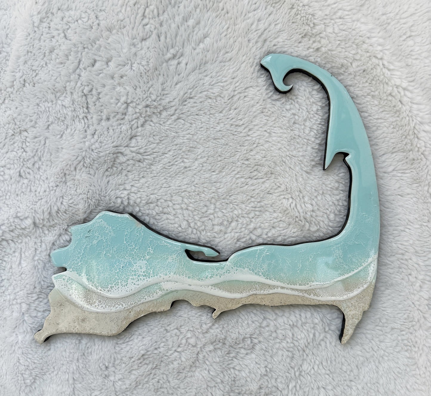 Cape Cod Wall Art | Ocean Wave Resin Decor 4/9/26