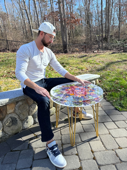 18" Table Floral Preservation Keepsake