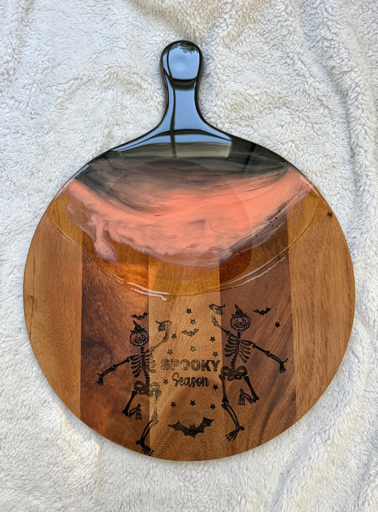 Halloween Cutting/Charcuterie Board - Acacia