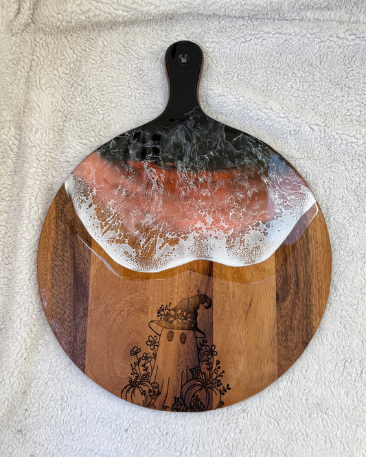 Halloween Cutting/Charcuterie Board - Acacia