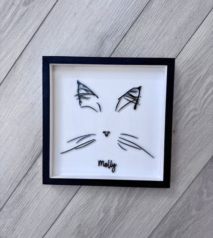 Custom Pet Silhouette Portrait – Classic & Upgraded Options