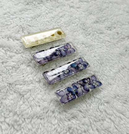 Resin Floral Barrette
