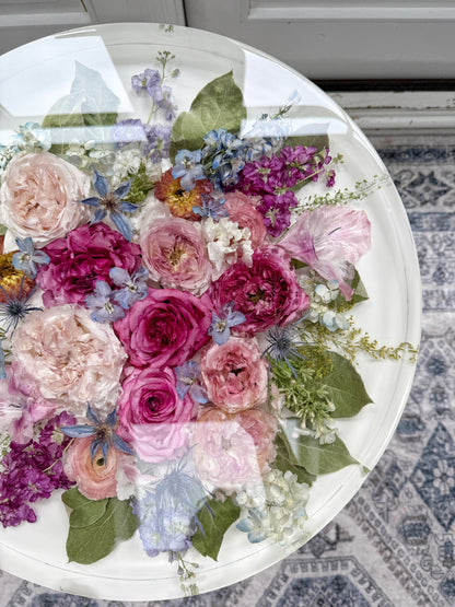 18" Table Floral Preservation Keepsake