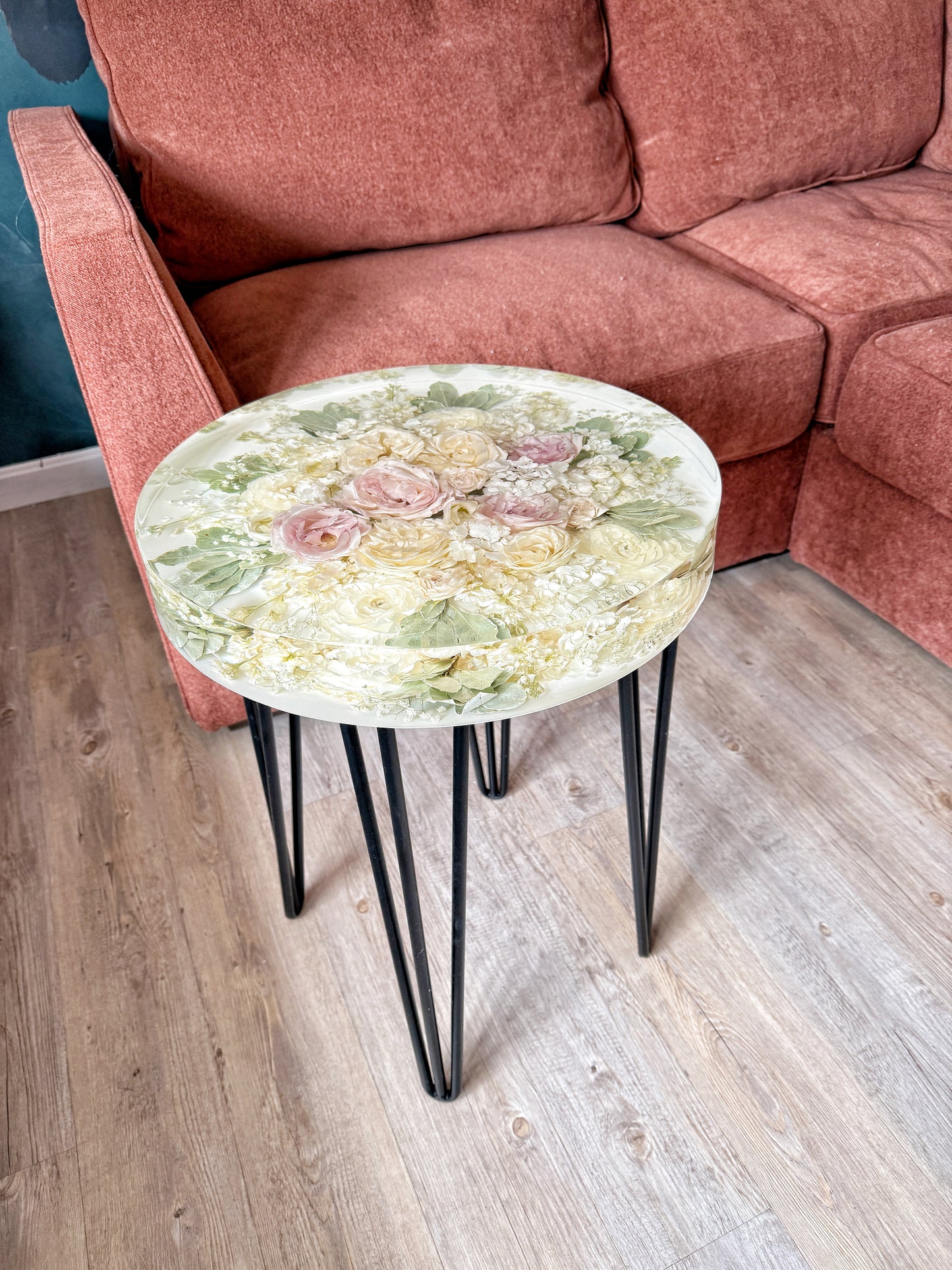 18" Table Floral Preservation Keepsake
