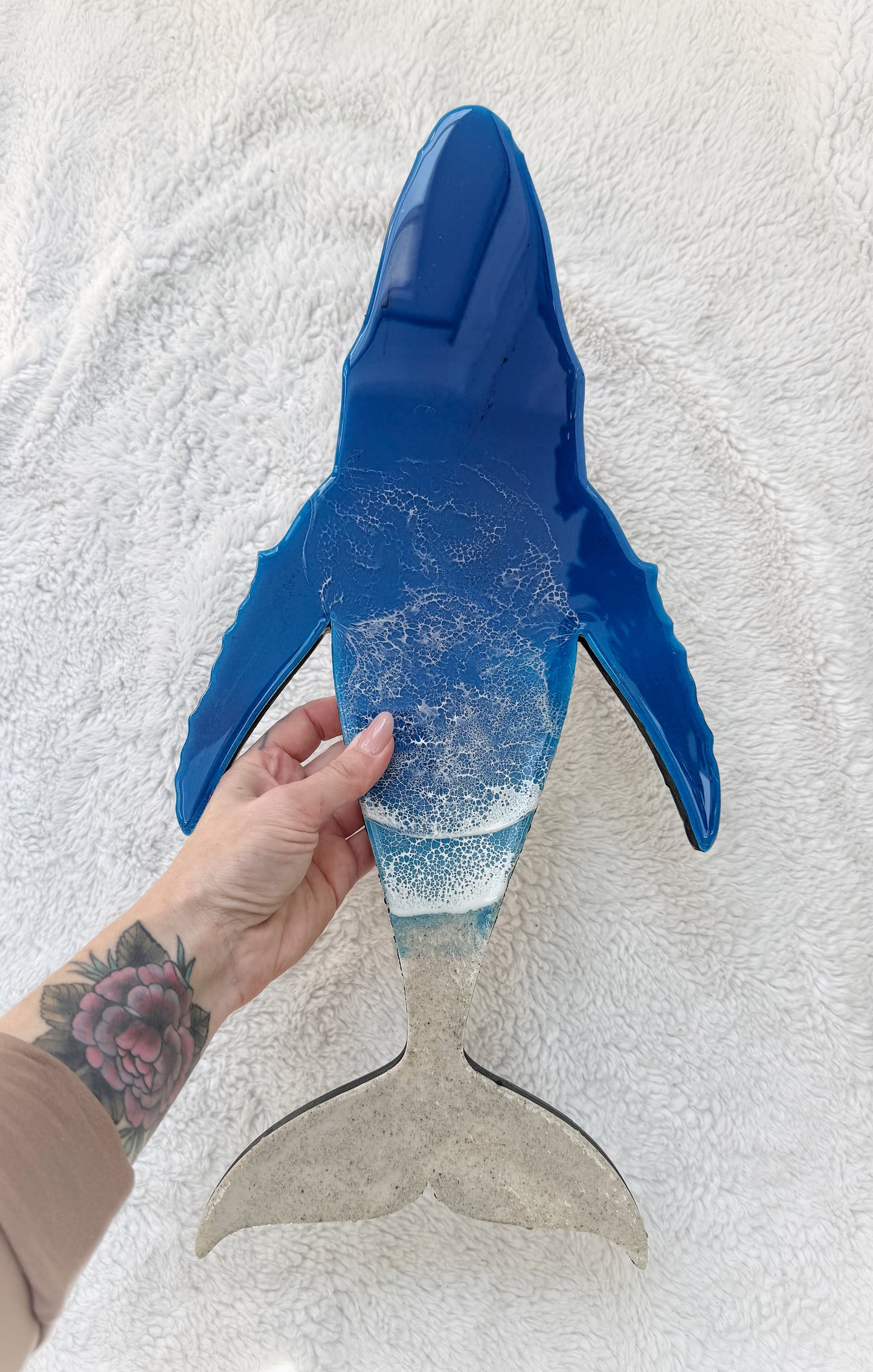 Humpback Whale Wall Art | Ocean Wave Resin Decor 4/9/26