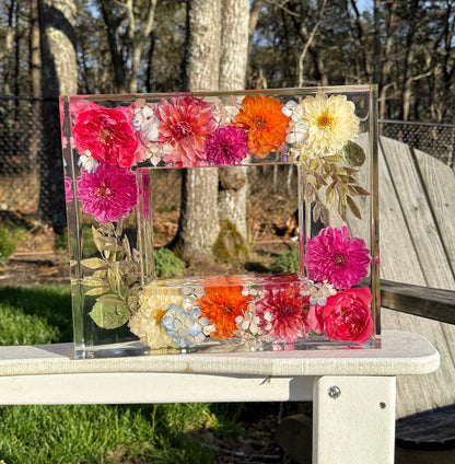 5” x 7” Frame Floral Preservation Keepsake