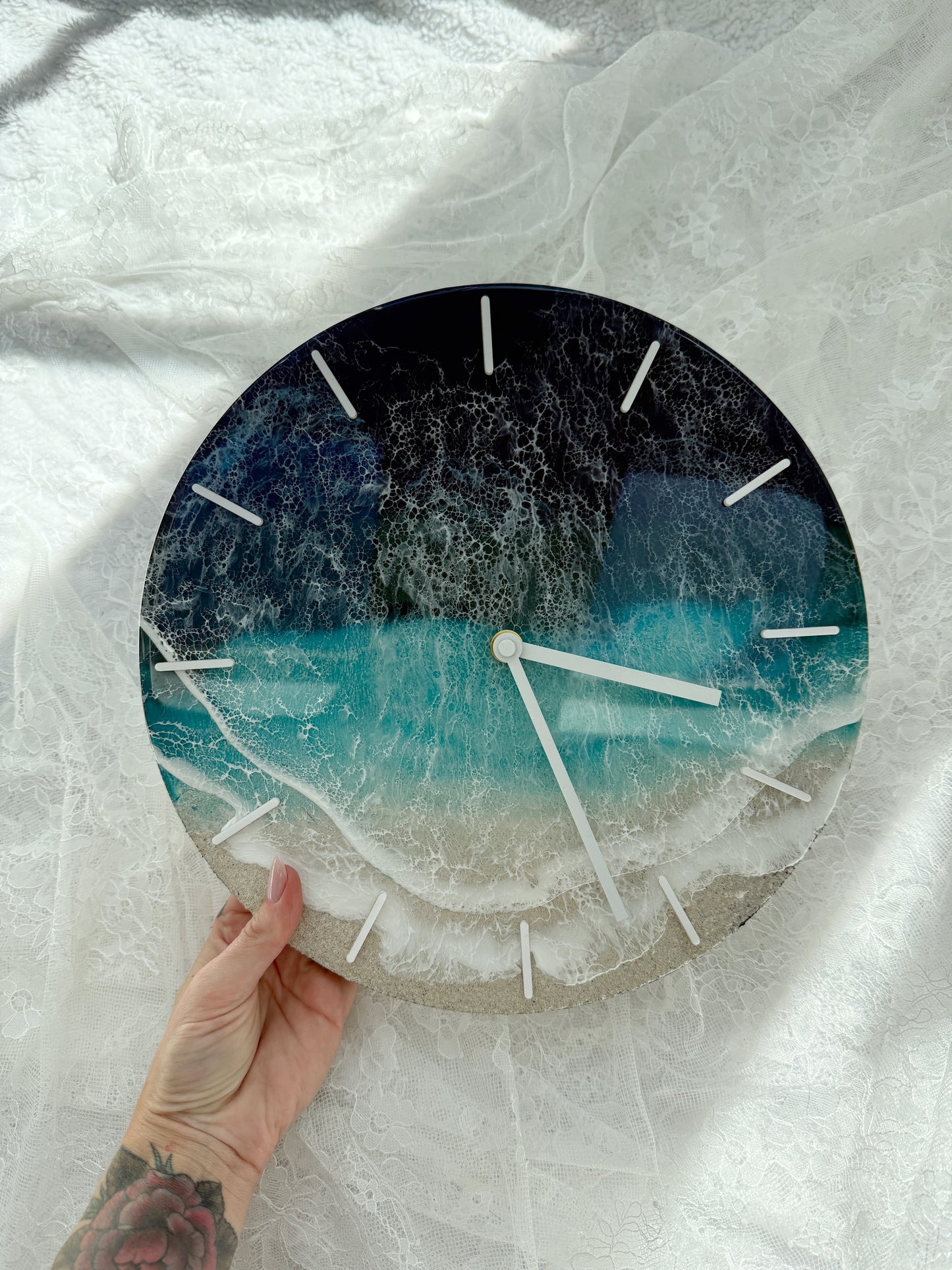 Ocean Wave Clock 9.8.25