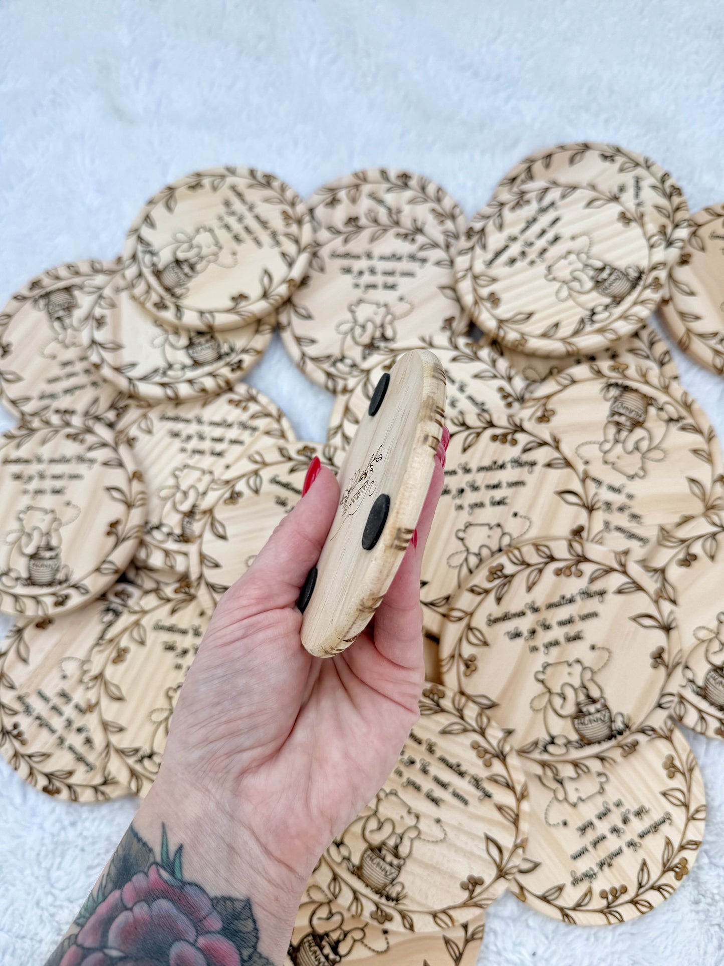 Custom Engraved Wooden Coasters