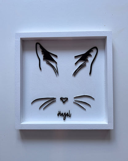 Custom Pet Silhouette Portrait – Classic & Upgraded Options