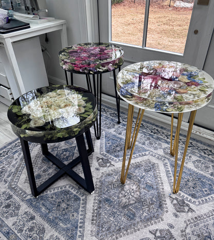 18" Table Floral Preservation Keepsake