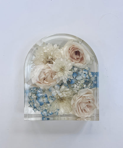 8" Arch Floral Preservation Keepsake
