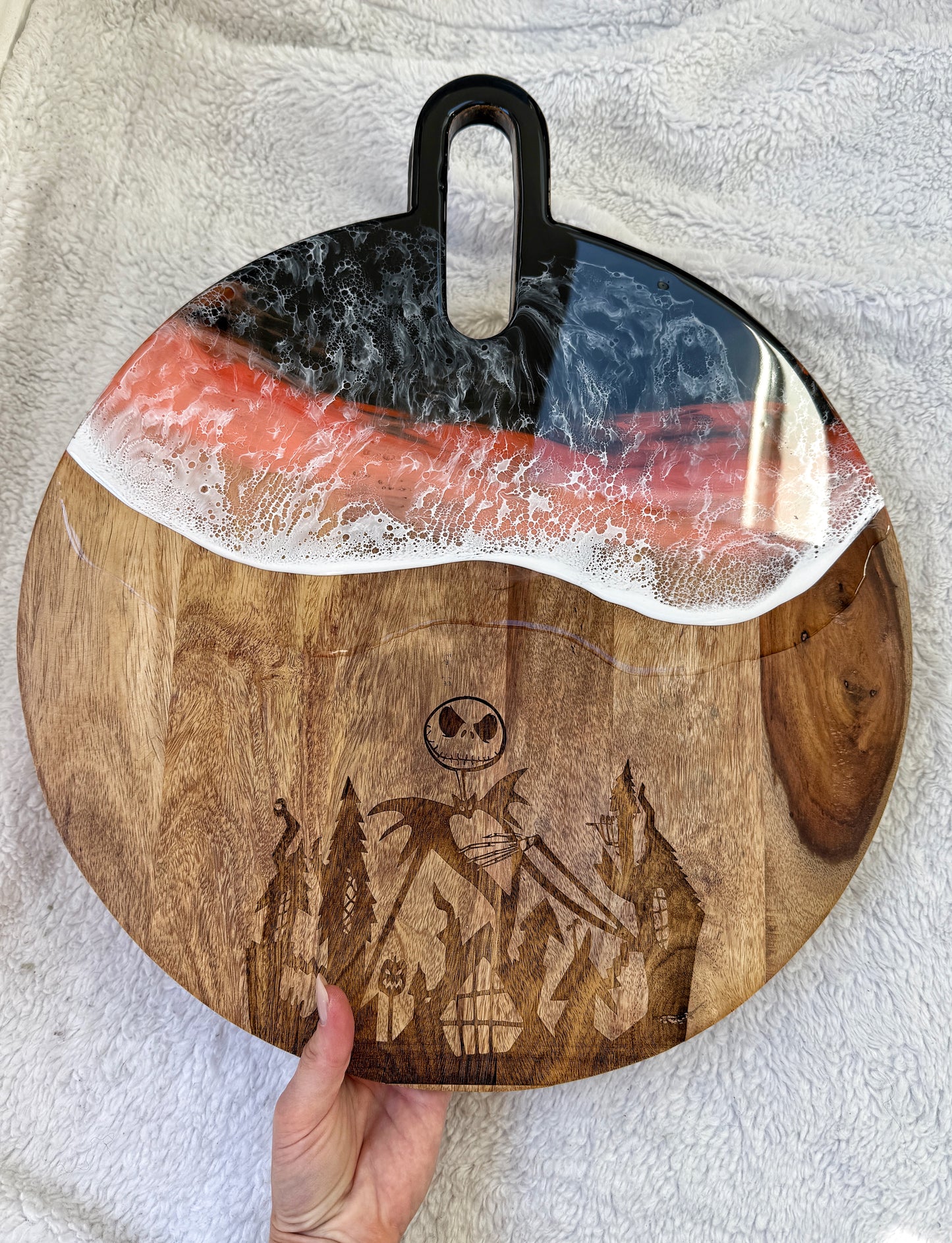 Halloween Cutting/Charcuterie Board - Acacia