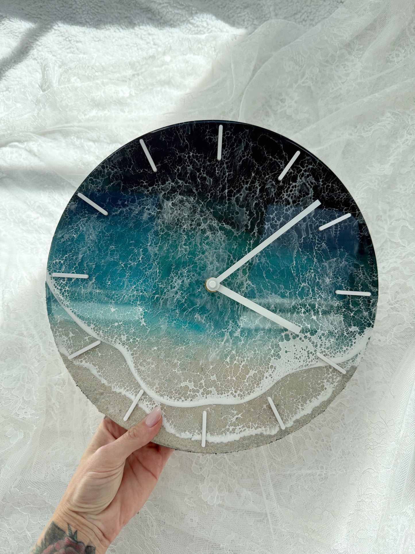 Ocean Wave Clock 9.8.25