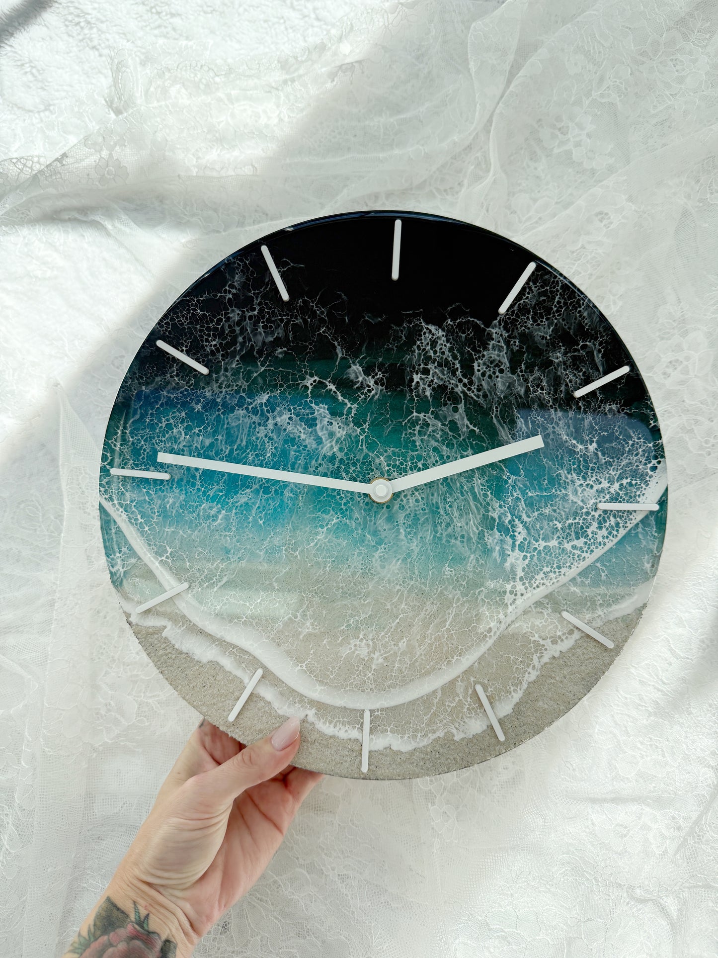Ocean Wave Clock 9.8.25