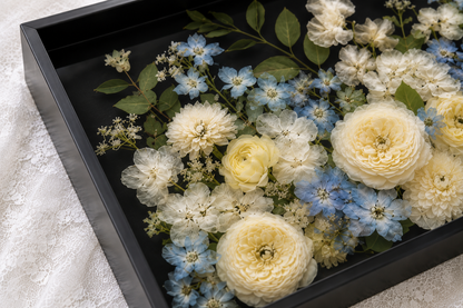 15" x 9" x 2" Square Floral Preservation Wall Hanging Floral Preservation Keepsake