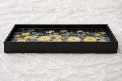 15" x 9" x 2" Square Floral Preservation Wall Hanging Floral Preservation Keepsake
