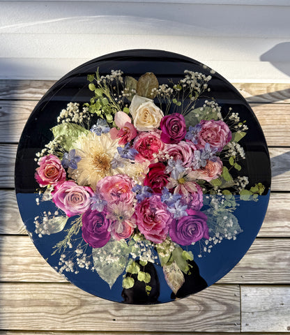 18" Table Floral Preservation Keepsake