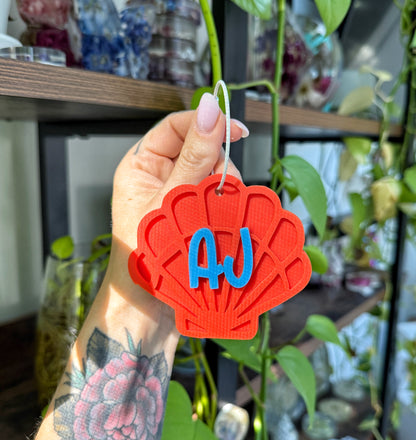 Custom Name Keychain | Personalized Acrylic Tag - Shell