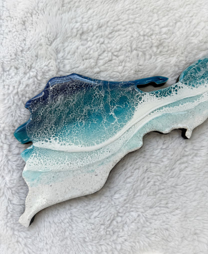 Cape Cod Wall Art | Ocean Wave Resin Decor 4/9/26