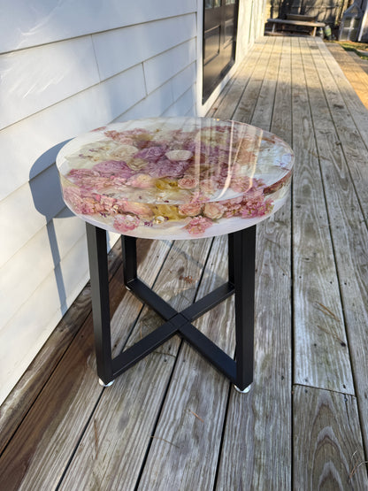 18" Table Floral Preservation Keepsake