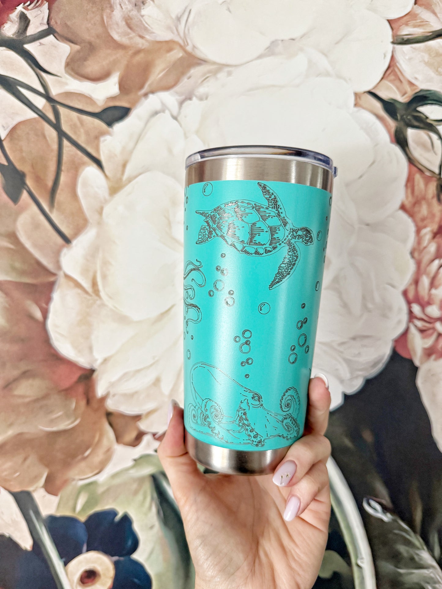 Laser Engraved Stainless Steel Tumbler | 20oz Insulated Travel Cup
