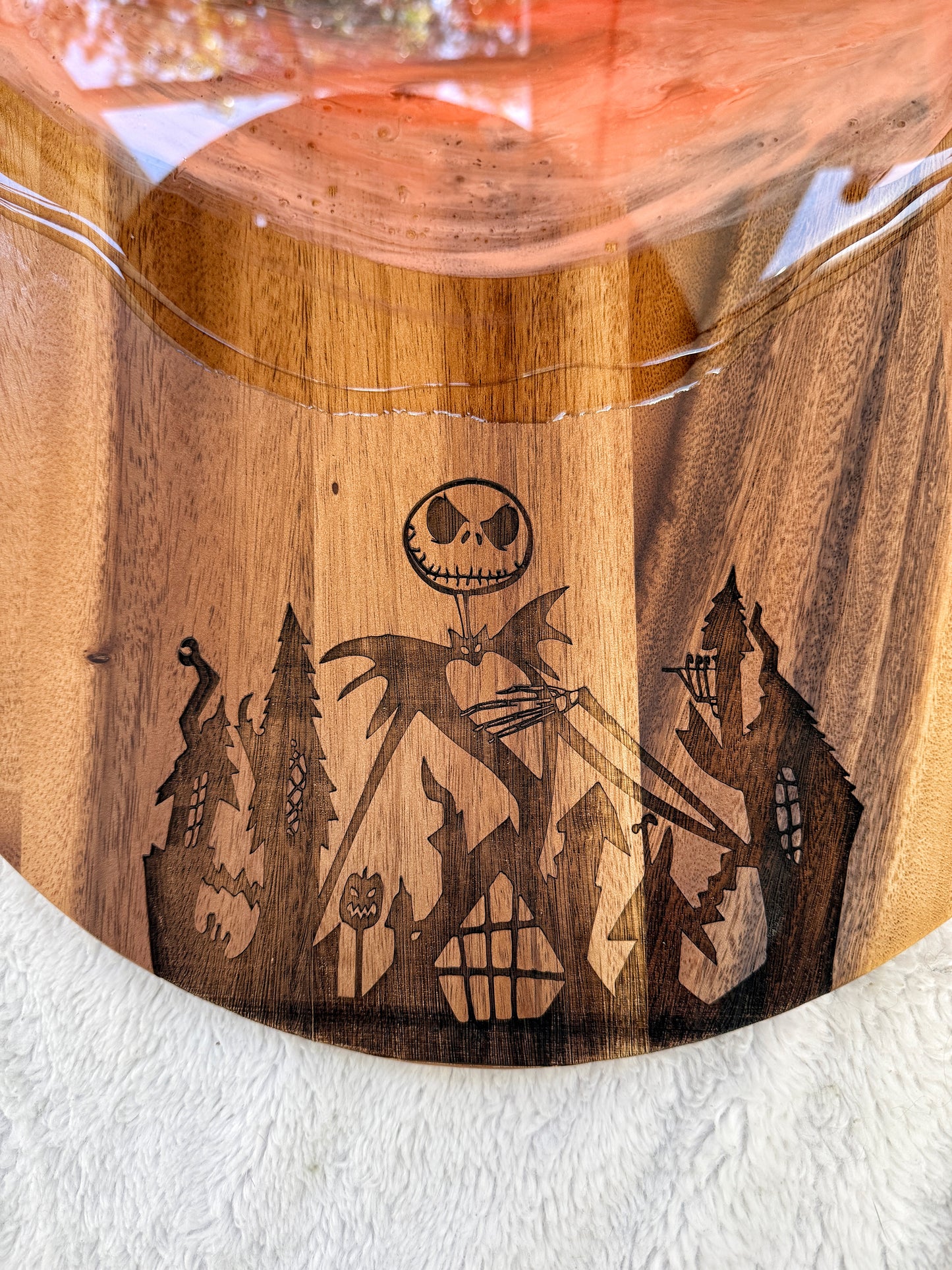 Halloween Cutting/Charcuterie Board - Acacia