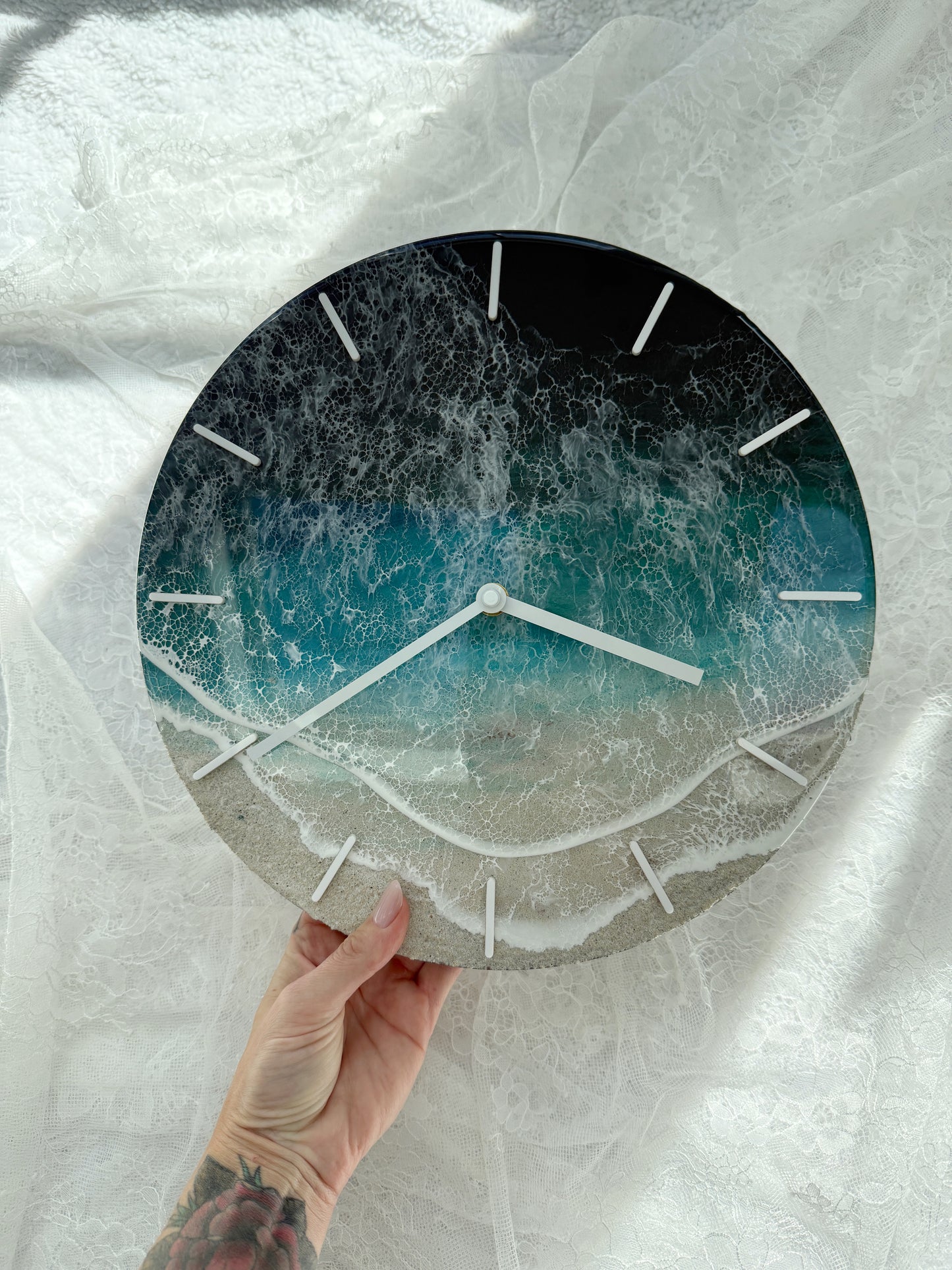 Ocean Wave Clock 9.8.25