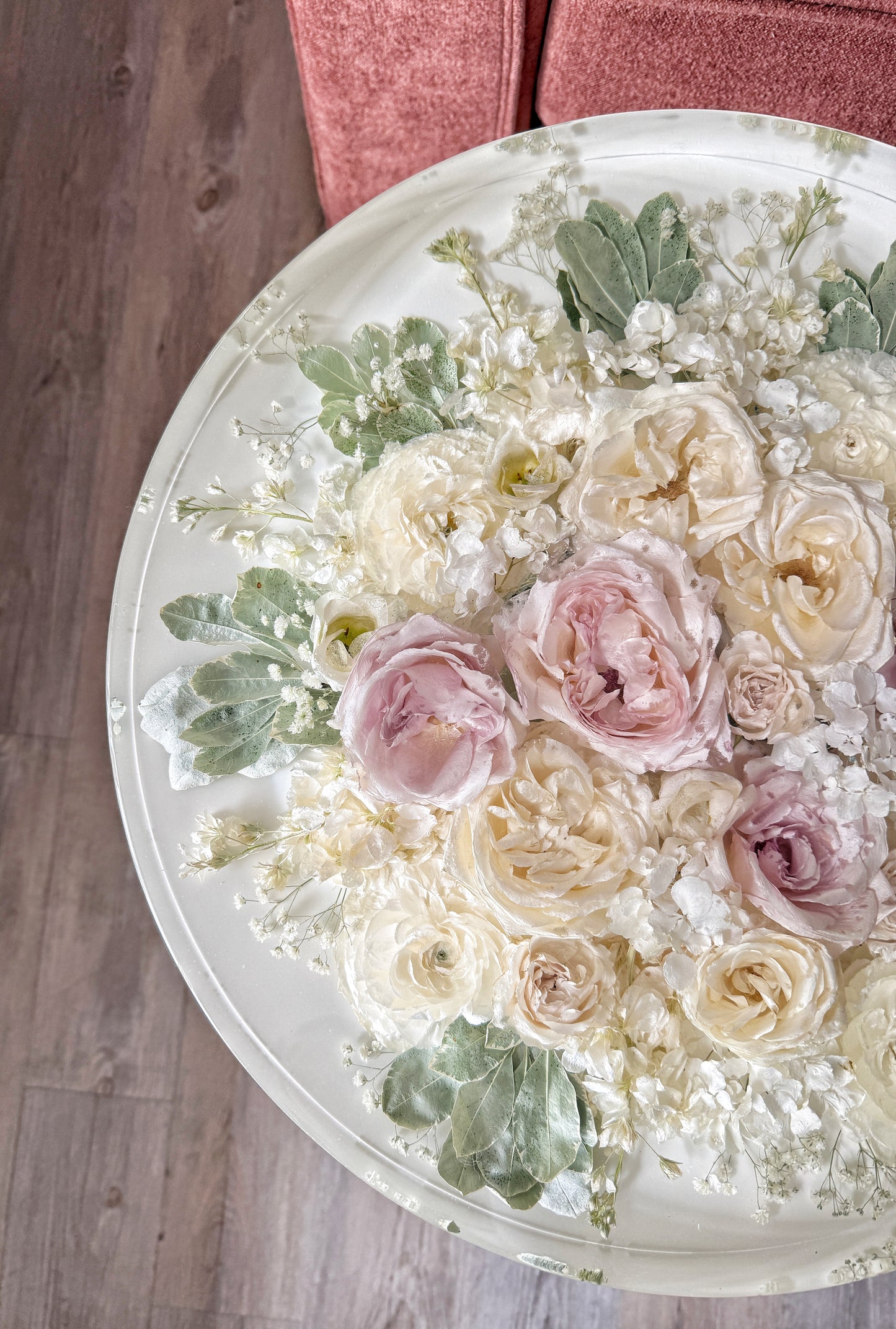 18" Table Floral Preservation Keepsake