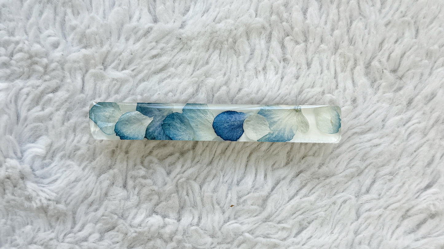 Resin Floral Barrette