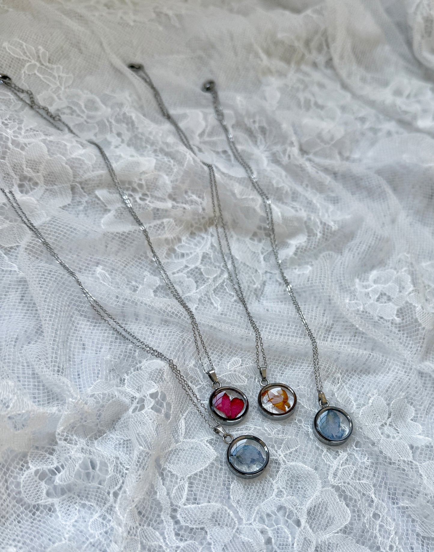Necklace Floral Preservation Keepsake - Add on item