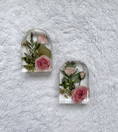 Mini Arch Floral Preservation Keepsake - Add On Item
