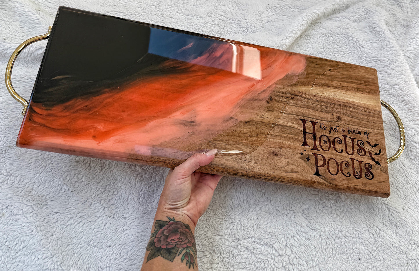 Halloween Cutting/Charcuterie Board - Acacia