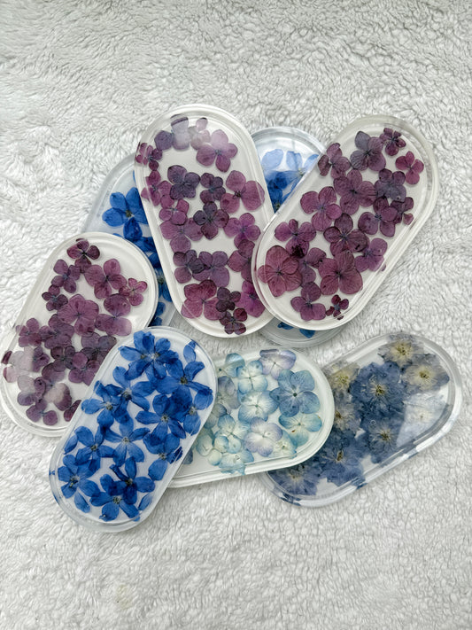 Floral Keepsake Tray | Pressed Flower Resin Tray 9/17/26