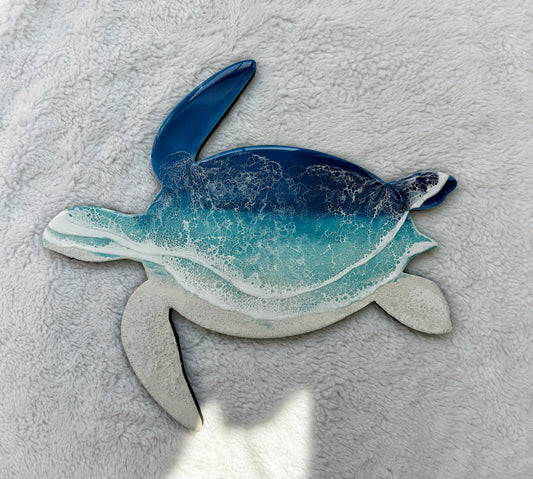 Sea Turtle Wall Art | Ocean Wave Resin Decor 4/9/26