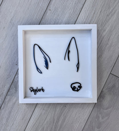 Custom Pet Silhouette Portrait – Classic & Upgraded Options