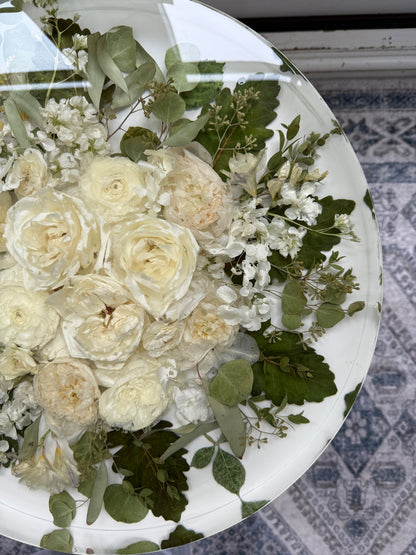 18" Table Floral Preservation Keepsake
