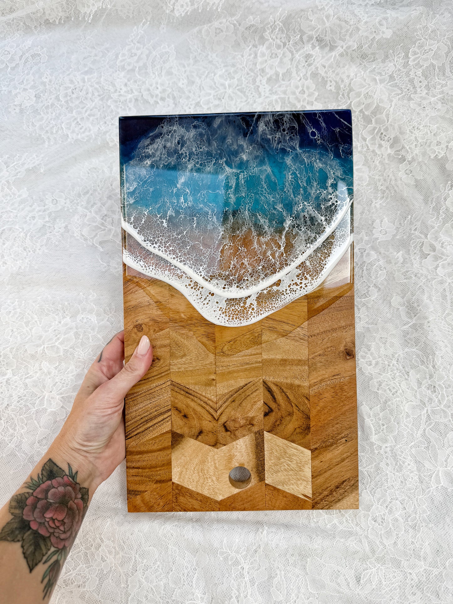 Ocean Wave Cutting Board - 9.8.25