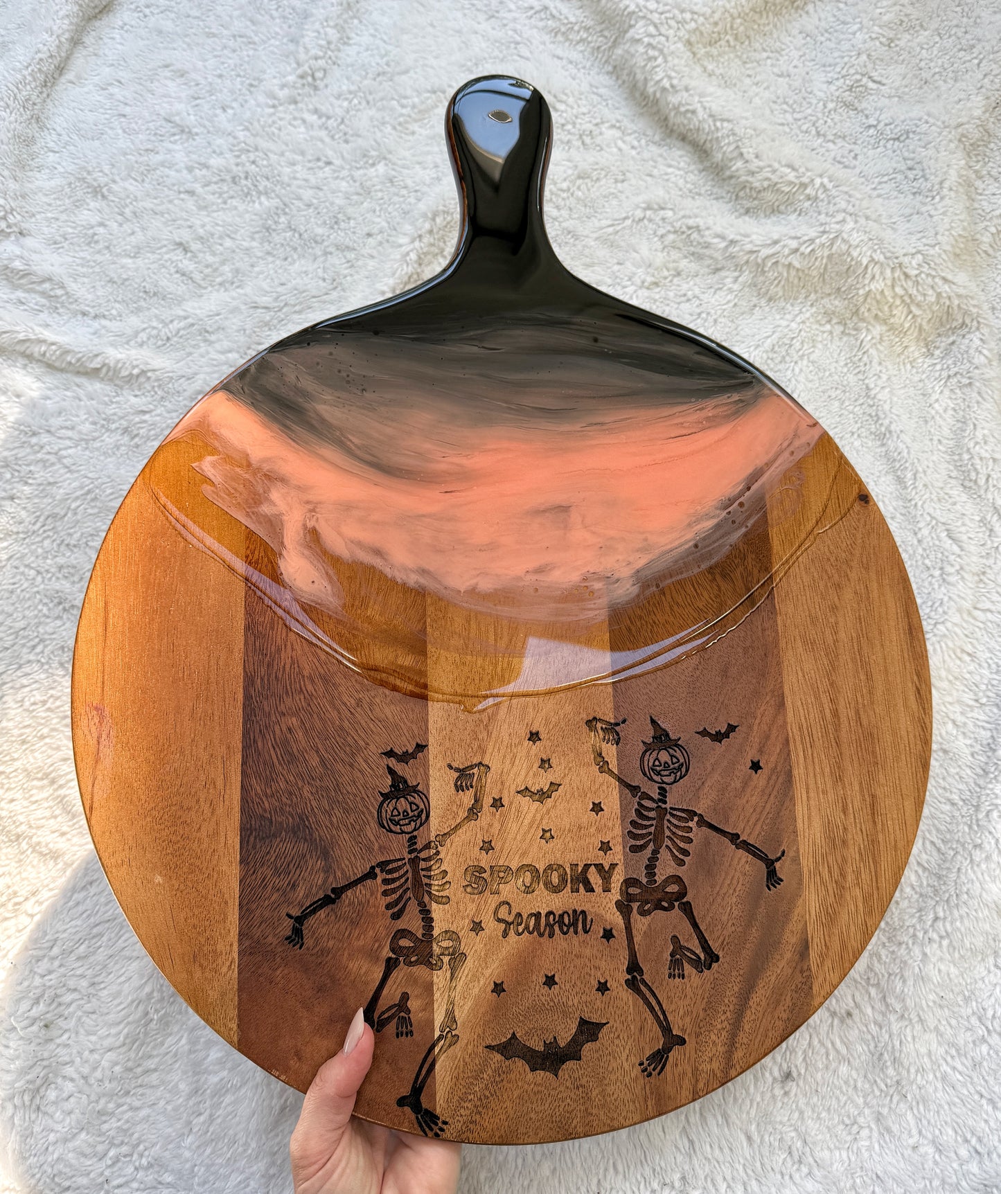 Halloween Cutting/Charcuterie Board - Acacia