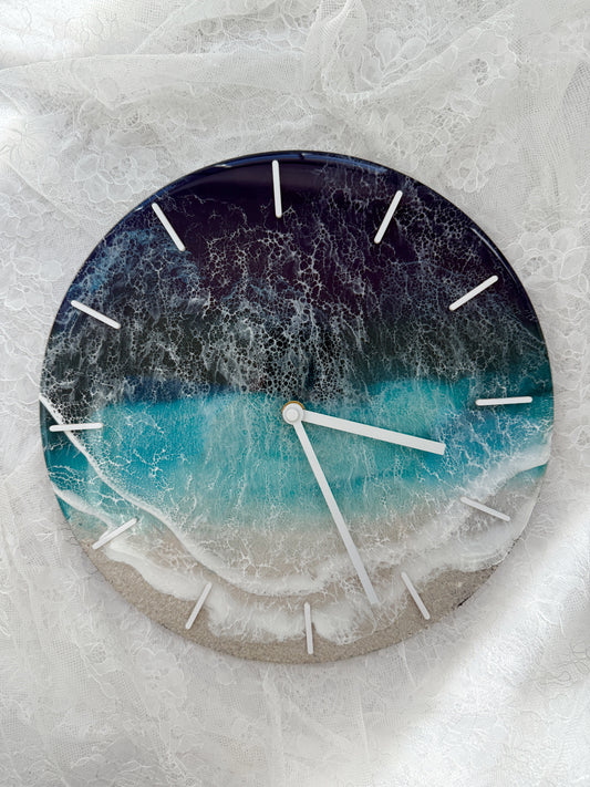 Ocean Wave Clock 9.8.25