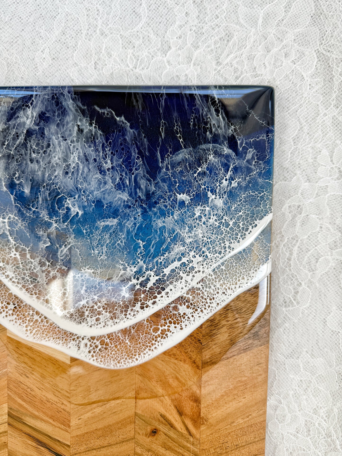 Ocean Wave Cutting Board - 9.8.25