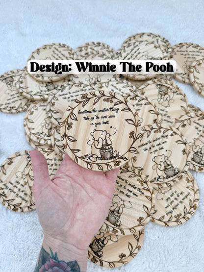 Custom Engraved Wooden Coasters