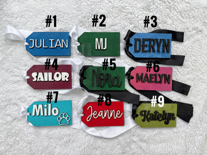 Customized gift tags