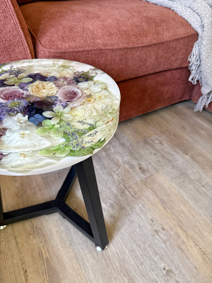 18" Table Floral Preservation Keepsake