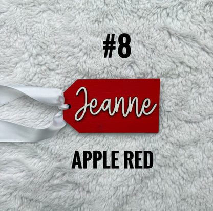 Customized gift tags