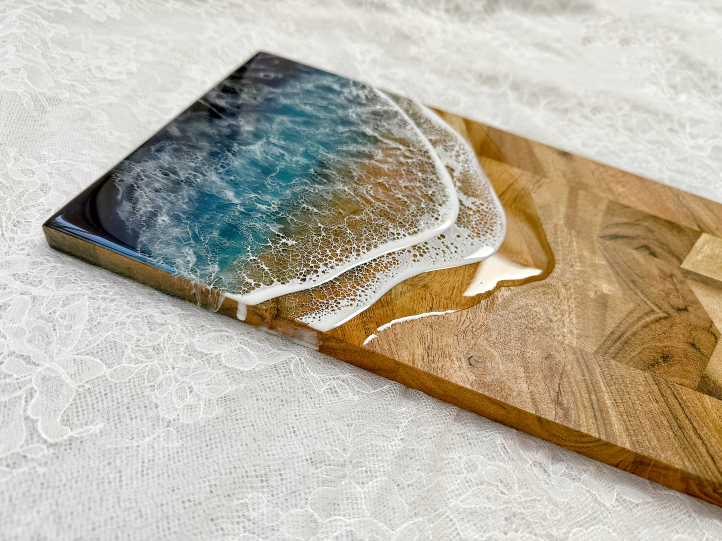 Ocean Wave Cutting Board - 9.8.25