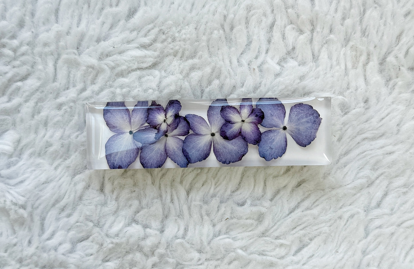 Resin Floral Barrette