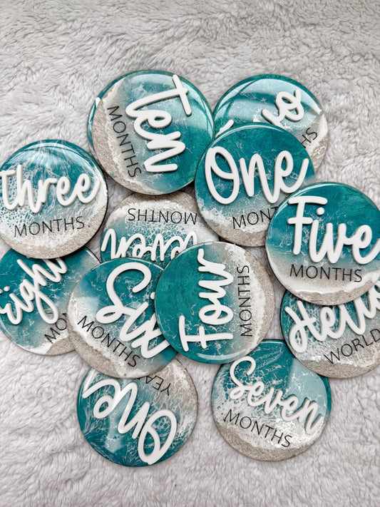 Baby Monthly Milestone Markers 9/17/26