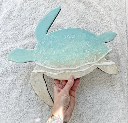 Sea Turtle Wall Art | Ocean Wave Resin Decor 4/9/26