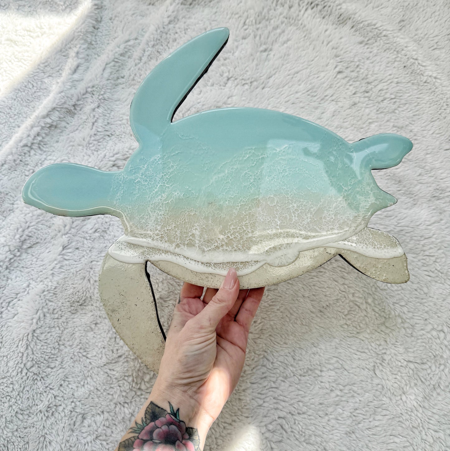 Sea Turtle Wall Art | Ocean Wave Resin Decor 4/9/26
