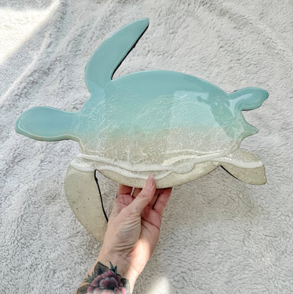 Sea Turtle Wall Art | Ocean Wave Resin Decor 4/9/26